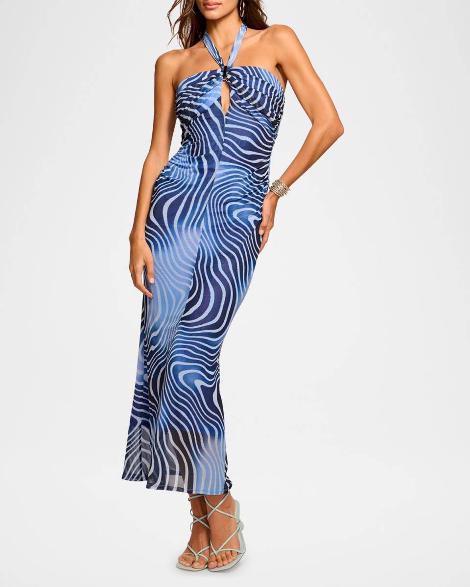 Sandie Halter Midi Dress